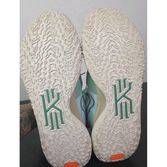 Nike‎ Kyrie 7 Copa EP Men 14 CQ9327-402 Teal Basketball Sneakers EUC